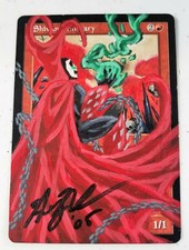 SPAWN ALTERED ART Shivan Emissary -MP- Invasion MTG Magic SEE IMAGES A1