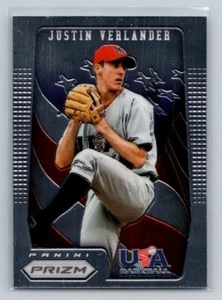 2012 Prizm Baseball #USA3 - Justin Verlander - Team USA - Astros - Picture 1 of 3