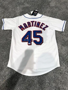 PEDRO MARTINEZ New York Mets SIGNED Autographed Majestic Jersey JSA COA HOF New - Picture 1 of 7