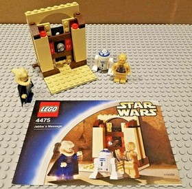 LEGO Star Wars Set 4475 Jabba's Message Complete w/ Minifigs Manual NEW