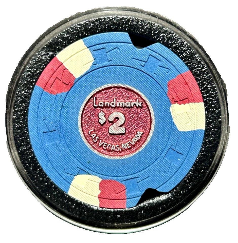 Casino Chip, Landmark $2 Las Vegas Casino Legends Hall of Fame - Image 1 of 4