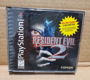 Resident Evil 2: (PlayStation 1) PS1 Black Label mit Registrierungskarte - Bild 1 von 5