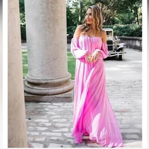 Antonio Melani x Breast Cancer Awareness Capsule Stacy Chiffon Dress size 0 - Picture 1 of 12