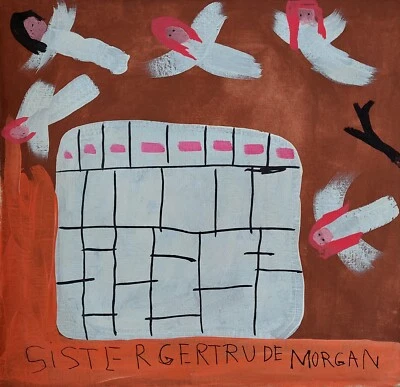 Gertrude Morgan Signed Folk Art Painting on Canvas– African American Religious - Image 1 of 4