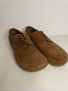 KALSO EARTH DAWSON PARA HOMBRES Talla 11.5 Marrón Brandy CUERO GAMUZA Tacón negativo NUEVO - Imagen 1 de 13