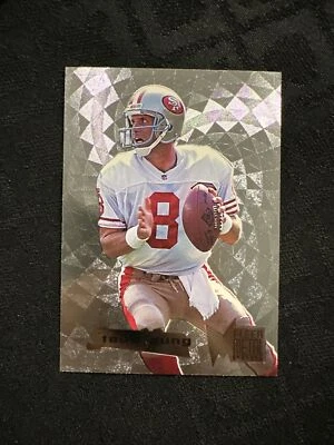 1995 Fleer Metal Steve Young Silver Flasher #50 San Francisco 49ers NM Or Better - Image 1 of 2