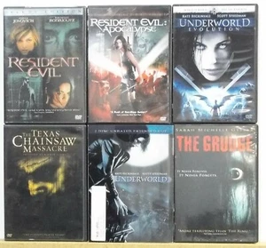 6 HORROR SCARY SPOOKY DVD movies READ LIST INSIDE Lot #M388 FREE US S/H - Picture 1 of 1