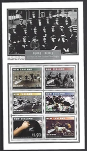 NEW ZEALAND 2003 100 YEARS NEW ZEALAND RUGBY UNMOUNTED MINT, MNH - Picture 1 of 1