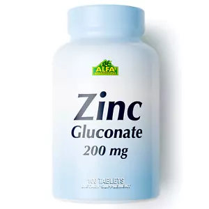 Gluconato de zinc 200 mg - 100 comprimidos - Imagen 1 de 4