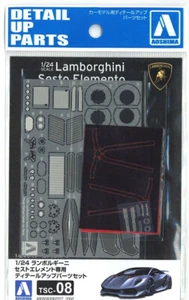 Aoshima 1/24 Lamborghini SESTO ELEMENTO Common Detail-Up Parts Model Kit - Picture 1 of 1