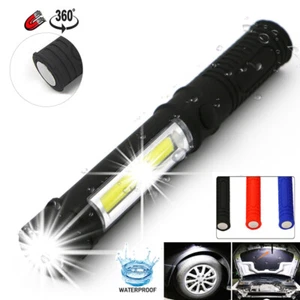 Ultra Bright COB LED Flashlight Magnetic Indoor Outdoor Work Light Torch Lamp RC - Picture 1 of 15