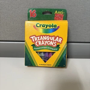 Crayola Pastelli Triangolari Antirotolo, 16 Colori Classici - Foto 1 di 2