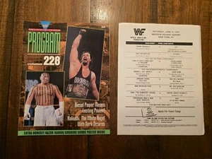 WWF Program #228 Diesel & Hakushi MSG New York June 1995 - Picture 1 of 16