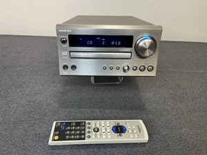 Onkyo CR 715 Stereo Verstärker + CD-Player+RDS-Tuner Silber MINI MICRO Receiver - Bild 1 von 14