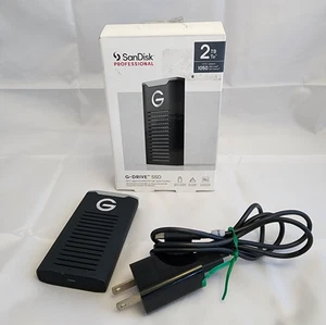 Pre-Owned SanDisk Professional G-Drive SSD 2TB External Hard Drive - Picture 1 of 4