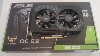 ASUS GeForce GTX 1660 SUPER OC 6GB GDDR6 TUF-GTX1660S-O6G-GAMING Graphics Card   - Image 1 of 4