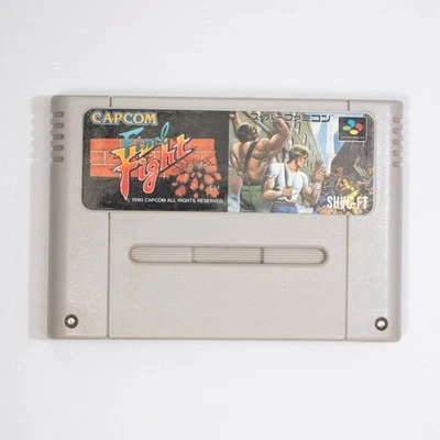 Final Fight 1 (Super Famicom, 1990) Tested Japan Import SHVC-FT *yellowed back - Image 1 of 2
