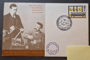 Great Britain: 75th Anniv. of 1st transmission over water; First Day Cover; FDC - Picture 1 of 6