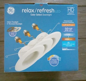 GE Household Lighting RS6 Recessed Can Relax/Refresh 65W 700 lumens 3 bulb pack - Picture 1 of 16