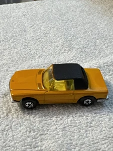 VINTAGE 1973 MATCHBOX NO.6 MERCEDES 350SL  DIE CAST 3" YELLOW - Picture 1 of 10