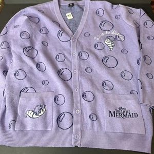 NEU UNISEX Disney Cakeworthy Strickjacke Pullover 2X Lila Die kleine Meerjungfrau Arielle - Bild 1 von 22