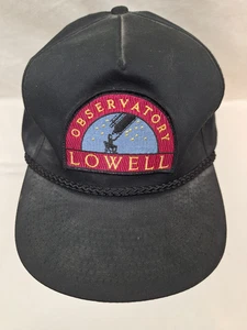 Vintage Lowell Observatory Hat One Size Leather Strap-Back Trucker Patch Cap - Picture 1 of 7