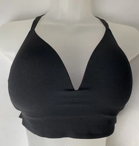 Pink Victoria's Secret Black Sports Bra Padded Wireless Womens Size Large - Picture 1 of 5