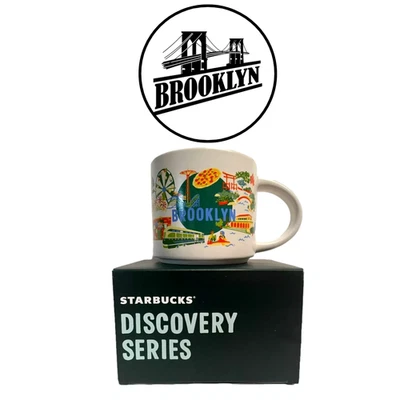 Starbucks New York City Brooklyn Coffee Mug Discovery Series The Boroughs NY - Image 1 of 4