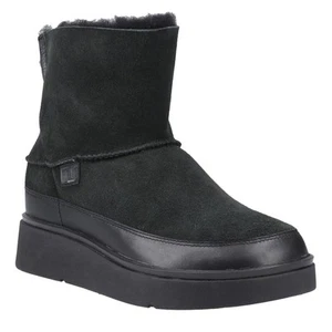 FitFlop Womens/Ladies Gen-FF Mini Leather Ankle Boots (FS11658) - Picture 1 of 4