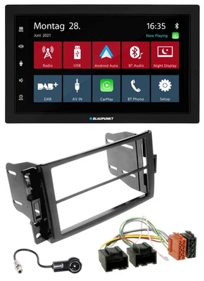 Blaupunkt MP3 Bluetooth DAB 2DIN USB Autoradio für Chevrolet Corvette 05-13 Upla - Bild 1 von 4