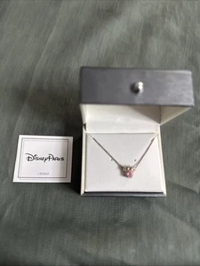 Disney Parks CRISLU Minnie Mouse Necklace NEW - Picture 1 of 11