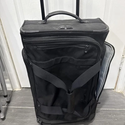 Briggs & Riley Black 26" Upright Rolling Duffle Bag UWD622-4 - Image 1 of 4
