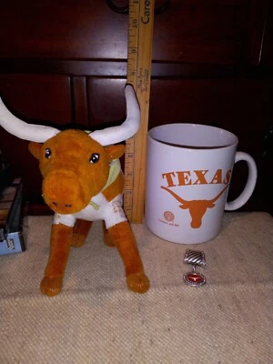 University of Texas Longhorns Large Mug, Plush longhorn & longhorn dangle - Image 1 of 4