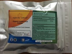ORGANIC Lichi (Lychee) Fruit Powder Litchi Chinensis High Quality No Fillers