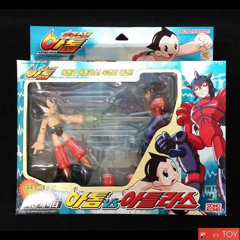 Takara Mighty ATOM ASTRO BOY vs ATLAS Real Action figures set Vintage Toy 2003 Cover