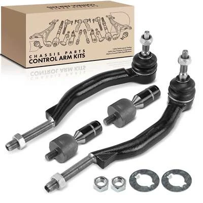 4 peças extremidade da haste de amarração para Cadillac STS 2005 2006 2007 2008 frontal interna e externa - Imagem 1 de 4