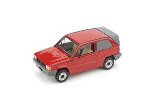 1:43 Brumm Fiat Panda 45S Furgonetta Moretti 1982 Rosso R505 Diecast Modellino - Foto 1 di 2