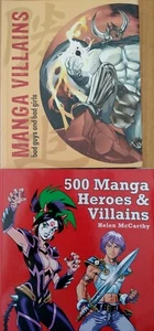Manga Villains Bad Guys And Bad Girls + 590 Manga Heroes And Villains VGC FP - Picture 1 of 20