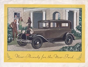 NEW BEAUTY FOR THE NEW FORD, CIRCA 1928 BROCHURE. - Picture 1 of 4