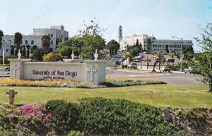 Postcard California University San Diego East Entrance Unused NrMINT c1960s-70s - Picture 1 of 1