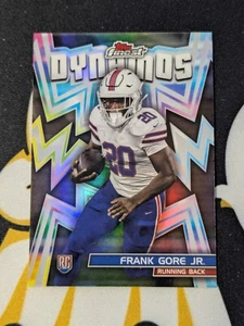 Frank Gore Jr. 2024 Topps Finest Refractor Dynamos Buffalo Bills Rookie - Picture 1 of 2