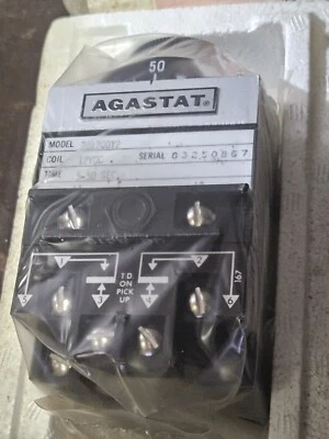 12 VOLT DC AGASTAT 7012QDY2 TIMING RELAY 5-50 SECOND Module ONAN 307- NOS - Image 1 of 4