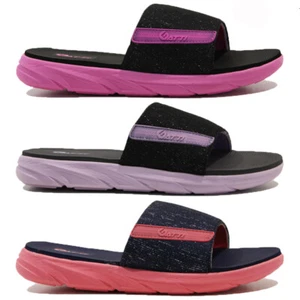 LADIES SUMMER MULES SLIDERS BEACH POOL GYM SLIP ON FLIP FLOPS SANDALS SHOES SIZE - Picture 1 of 27