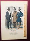 1872 La Moda Fashion Plate   Mens Suits