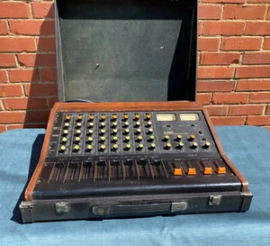 Vintage Yamaha PM-430 8 Channel Analog Console Mixer in Suitcase - Japan - Picture 1 of 24