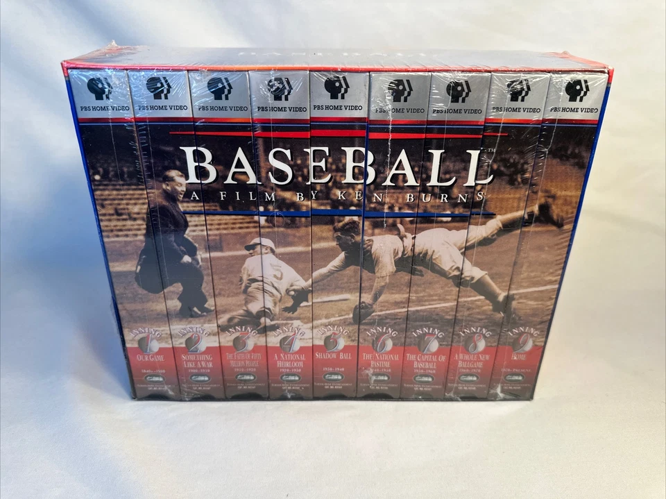 Baseball a film by Ken Burns PBs vhs  new sealed Foto 1 de 1
