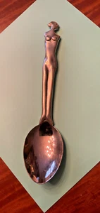 Carrol Boyes Serving Spoon Pewter Nude Woman South Africa Collectible Rare - Picture 1 of 4