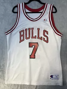 Vintage Champion Jersey Toni Kukoc Chicago Bulls NBA AUTHENTIC Size 44 - Picture 1 of 10