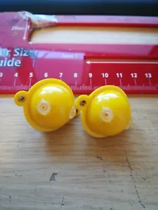 Fishing Bubble Float x 2 yellow ideal for floating baits - Picture 1 of 3