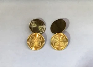 Gemelos vintage de oro amarillo de 14 quilates - Imagen 1 de 3